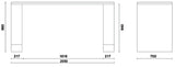 2m Workbench with Shockproof PVC Worktop, Adjustable Feet, 2050x700mm - BetaRSC55 C55BG/2 - Image 2