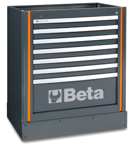 Fixed Module with 7 Drawers, Ball Bearing Slides, Central Lock, 588x367mm Drawers - BetaRSC55 C55M7 - Image 1