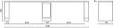 Double 4m Workbench with Central Leg, Shockproof PVC Worktop, Built-In Sockets, Hose Reel, Adjustable Feet, 4100x700mm - BetaRSC55 C55PRO-BG/D4 - Image 2