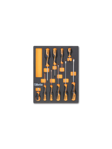 Soft Thermoformed Tray with Tool Assortment, Drawer Size 10 - Beta Tools M208 - Image 1