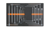Soft Thermoformed Tray with Tool Assortment, Drawer Size 16 - Beta Tools M65 - Image 1
