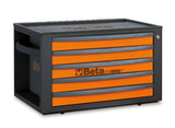 Portable Tool Chest with 5 Drawers and Centralized Lock - Beta Tools RSC23T-B - Image 1
