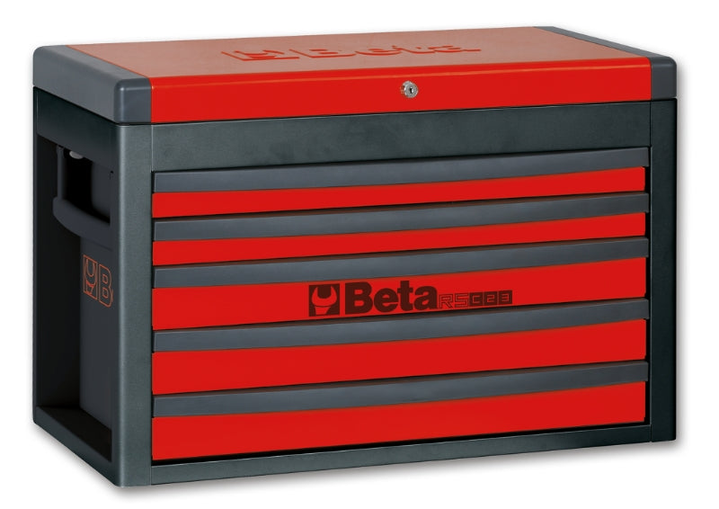 Portable Tool Chest with 5 Drawers and Centralized Lock - Beta Tools RSC23-R - Image 3