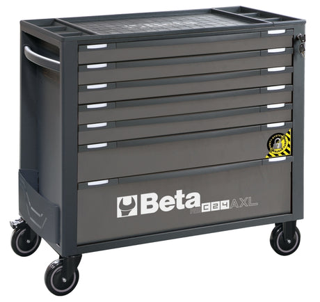 Mobile Roller Cab 7 Drawers Anti-Tilt System Long Model 1000kg Capacity - Beta Tools RSC24AXL/7-O - Image 2