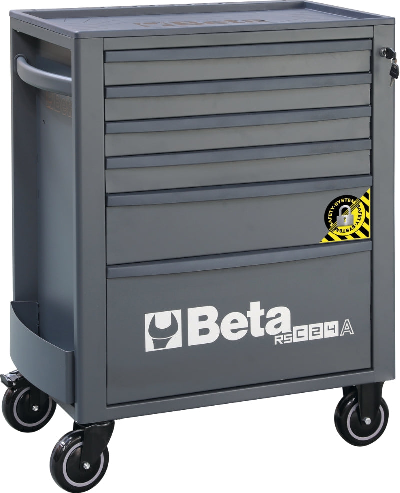 Mobile Roller Cab 6 Drawers Anti-Tilt System Reinforced Worktop 800kg Capacity - Beta Tools RSC24A/6-R - Image 5