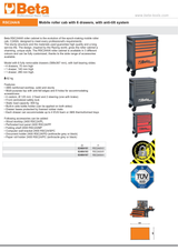 Mobile Roller Cab 6 Drawers Anti-Tilt System Reinforced Worktop 800kg Capacity - Beta Tools RSC24A/6-R - Image 13