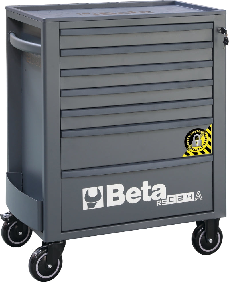 Mobile Roller Cab 7 Drawers Anti-Tilt System Reinforced Worktop 800kg Capacity - Beta Tools RSC24A/7-R - Image 5