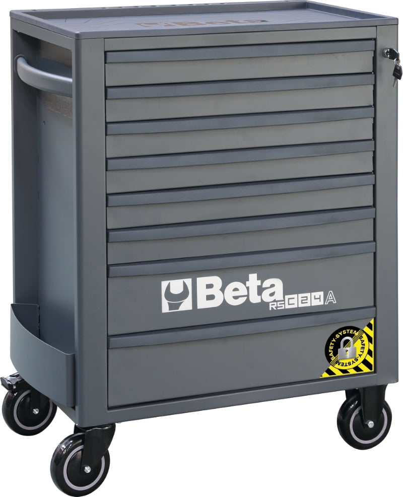Mobile Roller Cab 8 Drawers Anti-Tilt System Reinforced Worktop 800kg Capacity - Beta Tools RSC24A/8-O - Image 5