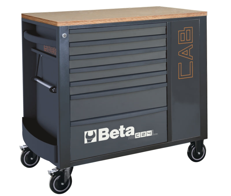Mobile Roller Cab 7 Drawers Tool Cabinet 1100kg Capacity - Beta Tools RSC24L-CAB/R - Image 2