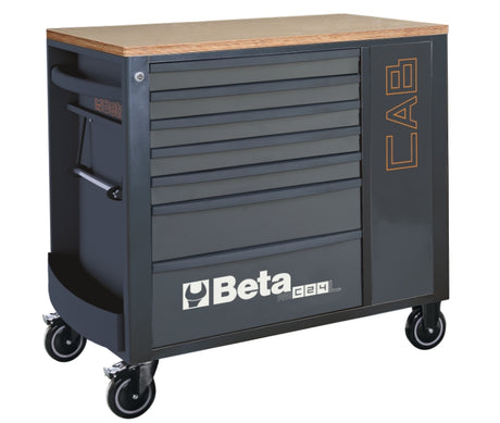 Mobile Roller Cab 7 Drawers Tool Cabinet 1100kg Capacity - Beta Tools RSC24L-CAB/A - Image 2