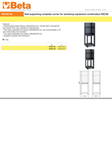Self-Supporting Complete Corner for RSC50, 630x630mm Worktop, Shockproof PVC Coat, Includes 2 Lower Panels 650x625mm, 2 Upper Panels 650x400mm, Complete Framework - BetaRSC50 RSC50 AC-G - Image 4