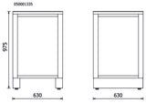 Lower Corner Element, 630x630mm Worktop, Shockproof PVC Coat - BetaRSC50 RSC50 KAI-G - Image 3