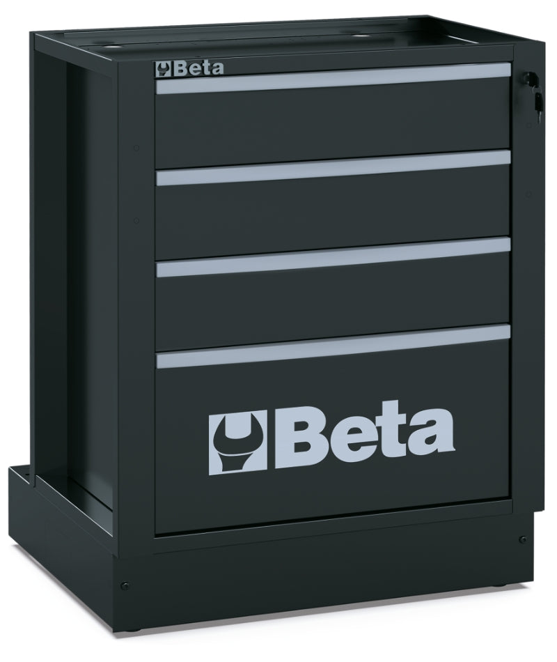 Fixed Module with 4 Drawers for RSC50, 588x367mm, Central Lock, Adjustable Feet - BetaRSC50 RSC50 M4 - Image 1