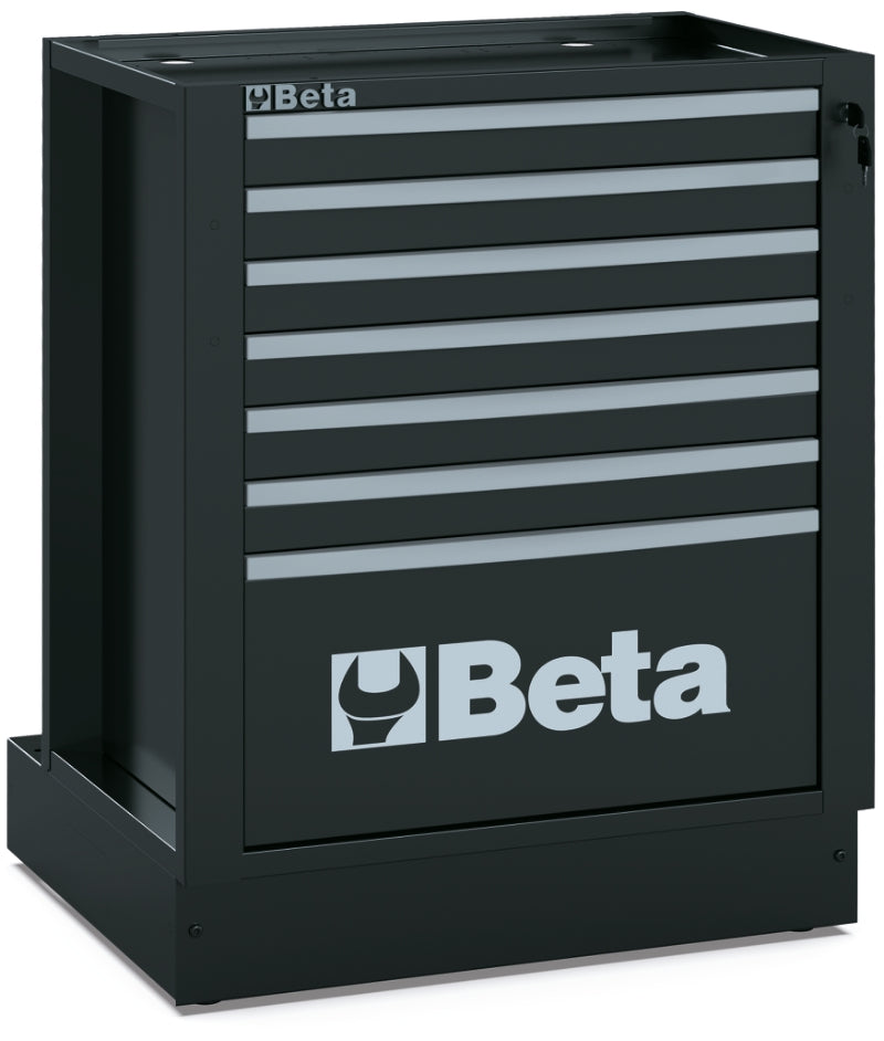 Fixed Module with 7 Drawers for RSC50, 588x367mm, Central Lock, Adjustable Feet - BetaRSC50 RSC50 M7 - Image 1