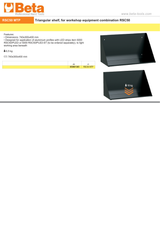 Triangular Shelf for RSC50, 740x300x400mm, Compatible with LED Strip Profiles - BetaRSC50 RSC50 MTP - Image 3