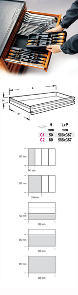 Thermoformed Trays for Small Items 35mm for Roller Cabs RSC22 RSC23 RSC23C - Beta Tools VP2 - Image 3